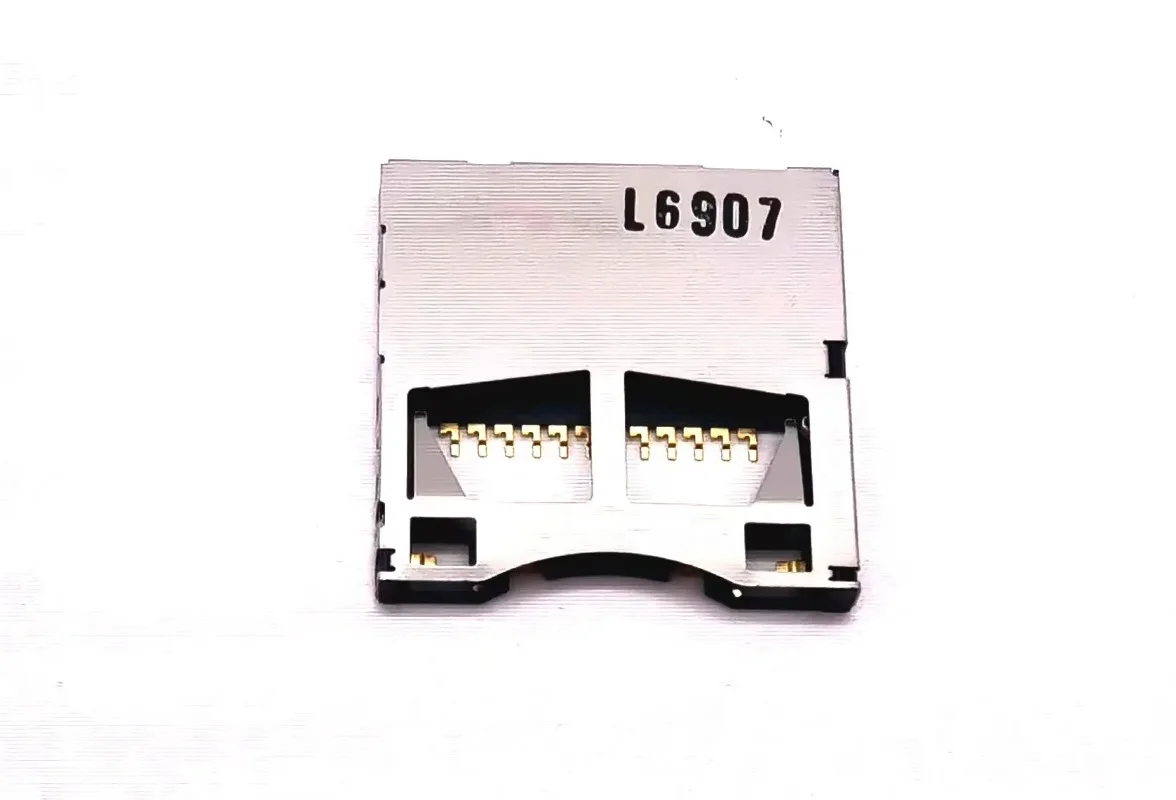 1Pcs SD Memory Card Slot Assembly Replacement For Panasonic Lx2