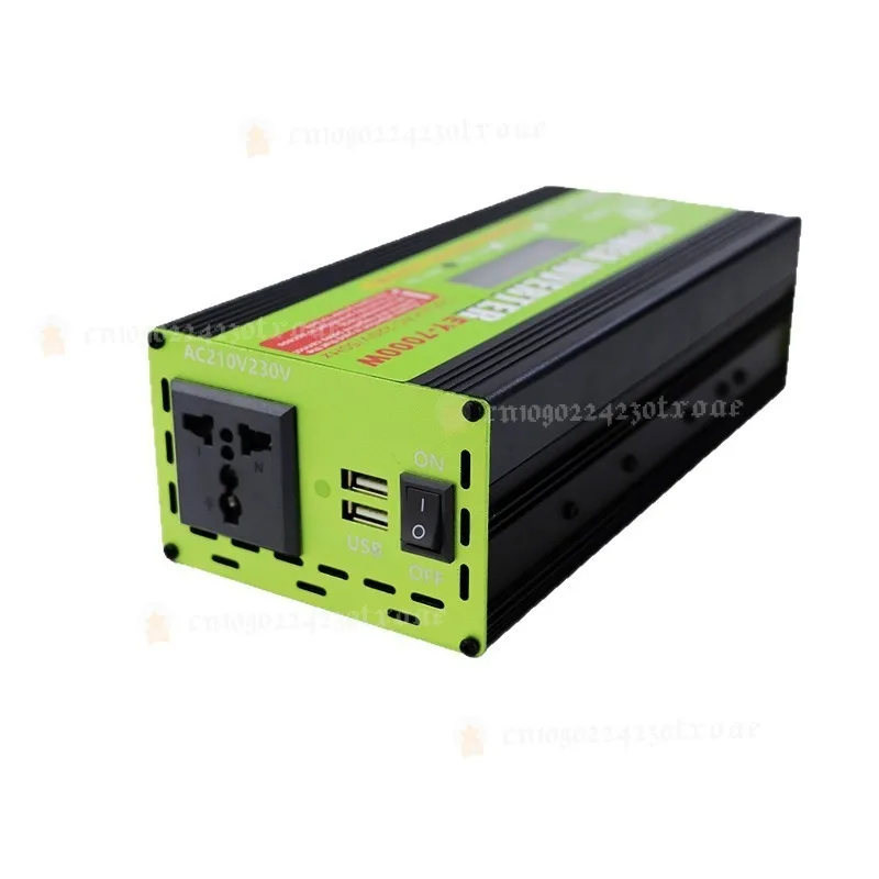 High Inverter Dual Voltage Universal DC12V/24V To 220V Car Home Portable Power Converter For Vehicle Household Emergency
