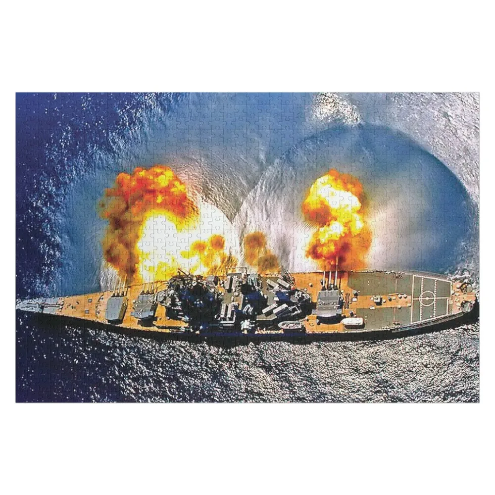 

USS IOWA (BB-61) SHIP'S STORE Jigsaw Puzzle Custom Wood Wooden Adults Personalized Toy Woods For Adults Puzzle