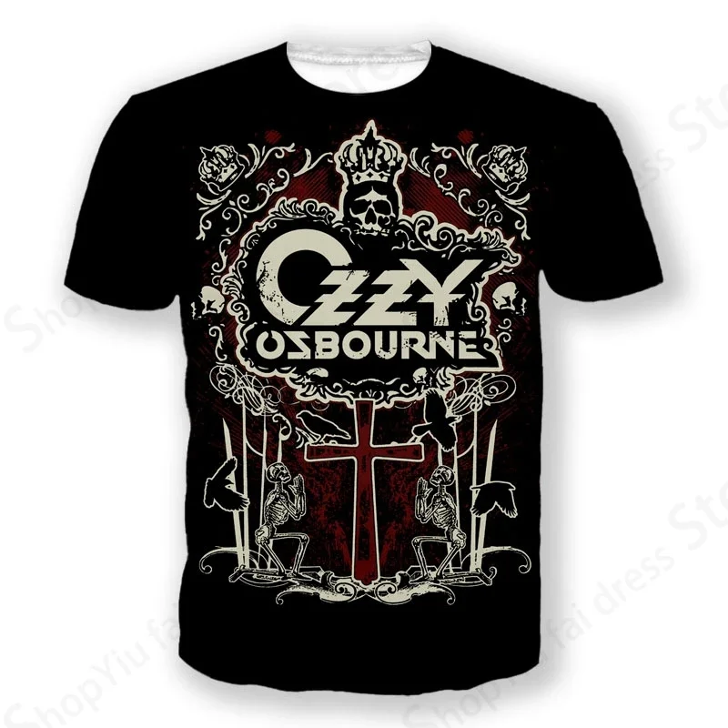 Rock Band T Shirt Ozzy Osbourne 3d Printed Tshirt Men Women Fashion T-shirt Hip Hop Tops Tees Graphic T-shirts Men Clothes Kids image 6