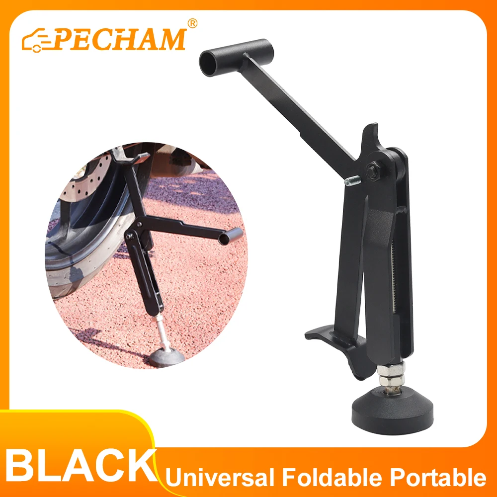 

Universal Motorcycle Stand Labor Saving Foldable Wheel Chain Cleaning Maintenance Stand Portable Motorcycle Support Lift Stand