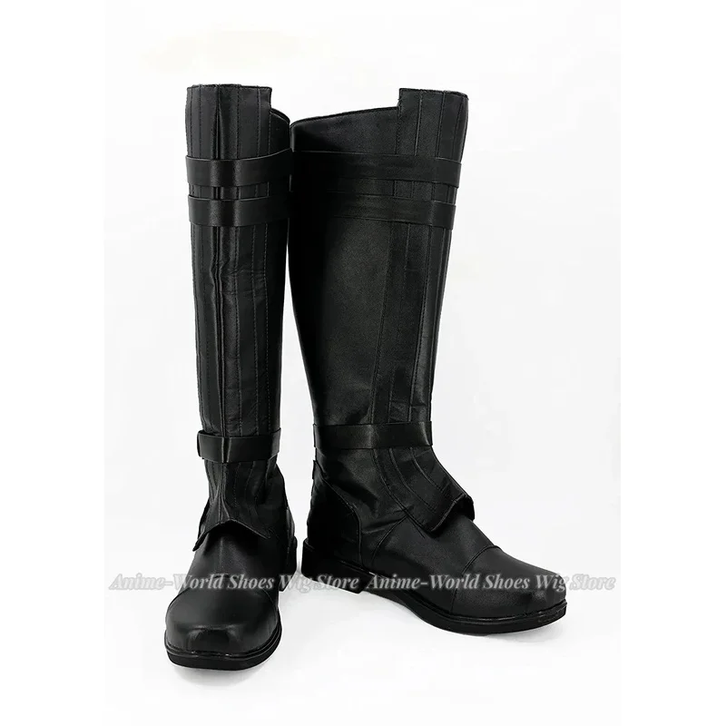 2025 11 Anakin Skywalker zapatos de Cosplay botas negras personalizadas cualquier tamaño se puede hacer