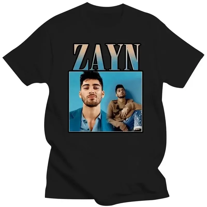 Size S-5XL 2024  Mens Clothing Tee Men'S Hip Hop 100% Cotton Streetwear Tee Shirt Black Round Neck Collar Zayn Malik T Shirt