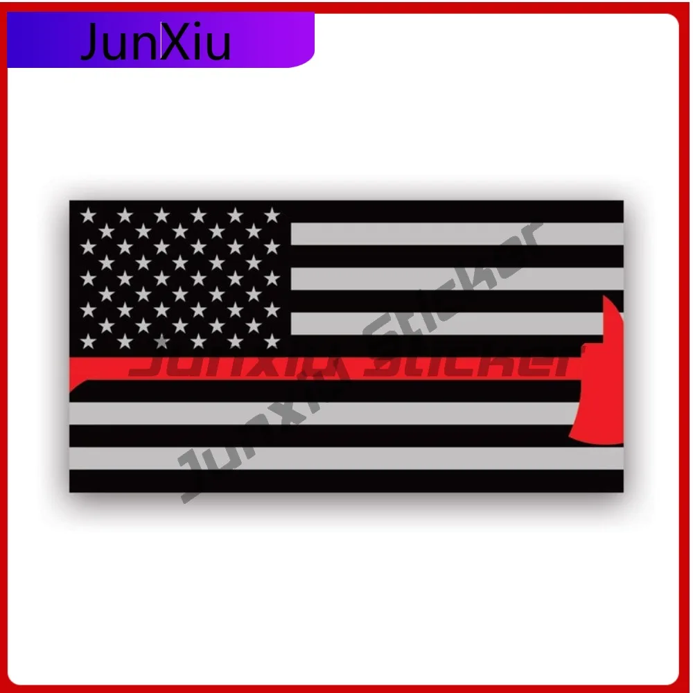 

Subdued American Axe Scratch Resistant Fade Resistant Sport For Bumper Car Body Laptop Easy To Remove Self Adhesive Decal