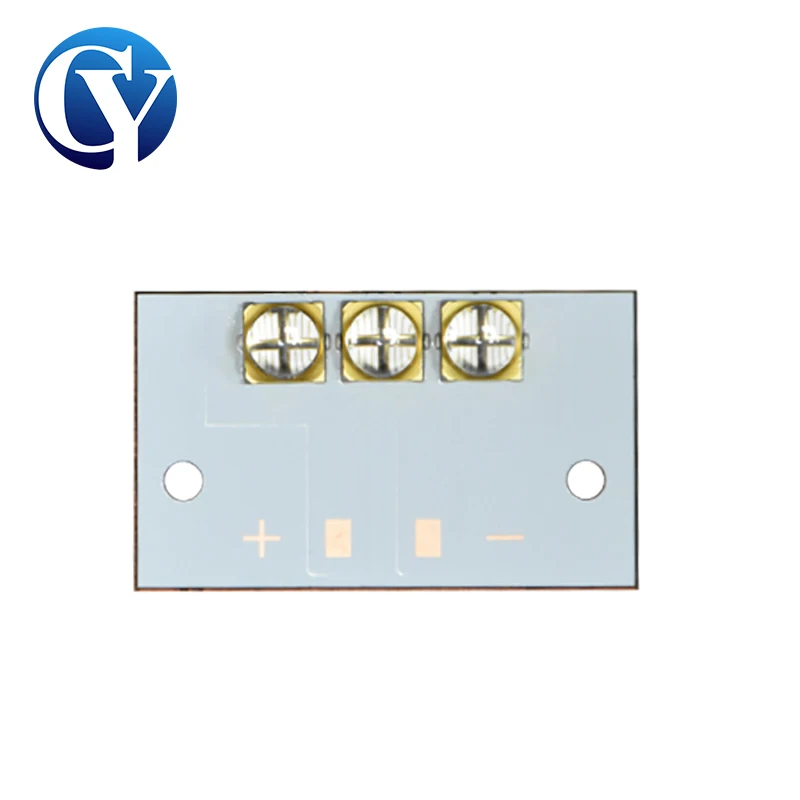 UV LED  Light 6565Module 30W 365nm 385nm 395nm 405nm Planar Quartz Lens Lamp Beads  Curing  3D Resin Printer