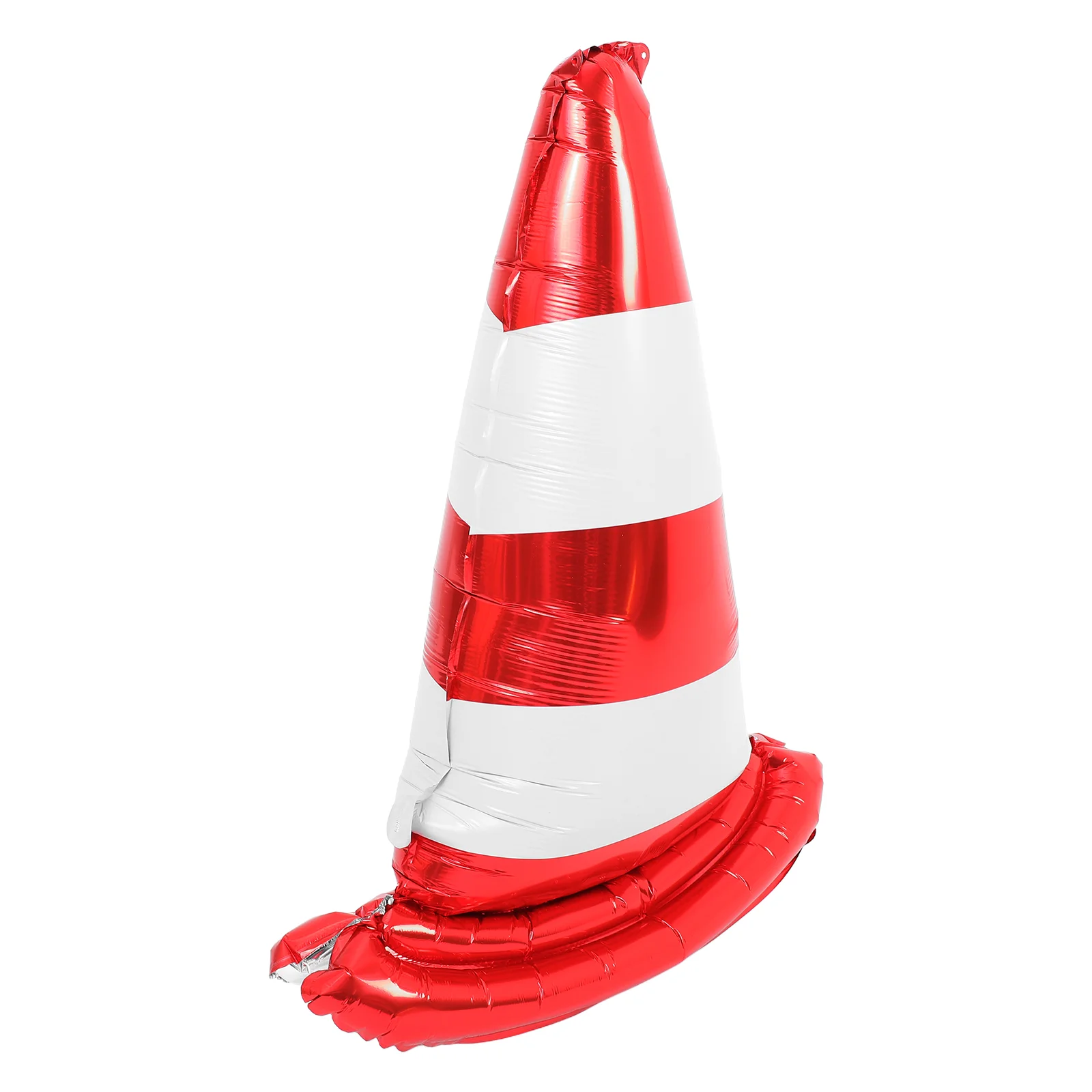 

2 Pcs Birthday Party Decoration Car Decorations for Girls Traffic Cones Aluminum Foil Toy Construction