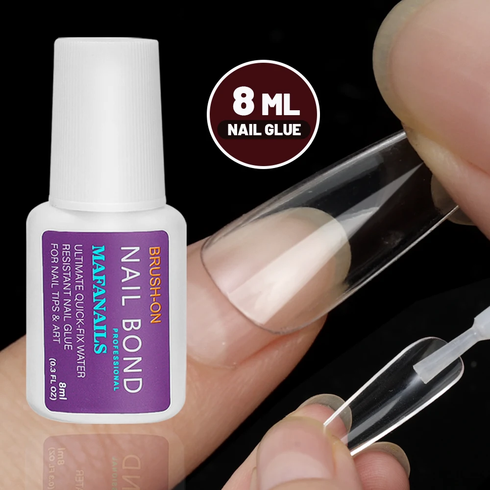 Pegamento para uñas postizas multifunción, herramienta de manicura de Gel fuerte, para extensión acrílica, DIY, 1/5 piezas