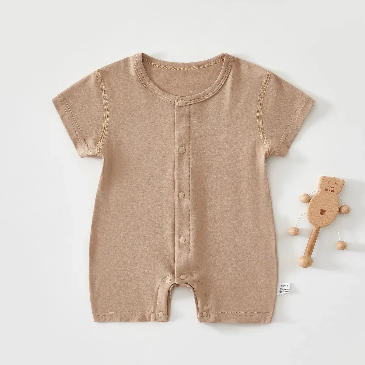 

Детский комбинезон без костей с короткими рукавами, летний детский комбинезон для ползания, одежда для новорожденных, крутая и дышащая одежда из чистого хлопка, От 0 до 1 года