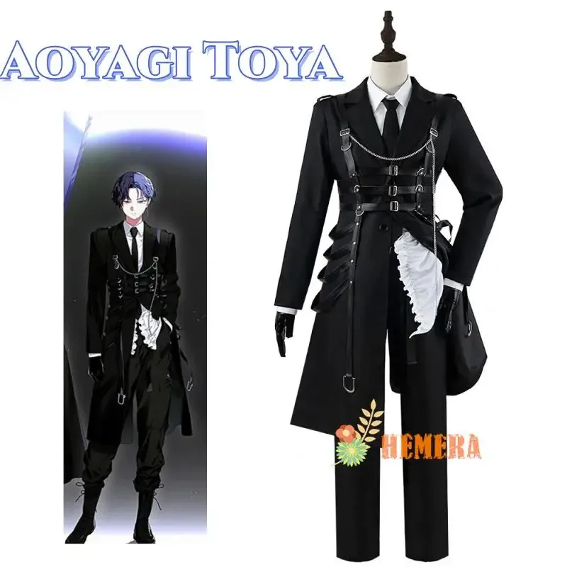 Красочная сцена проекта Sekai, Azusawa Kohane Shiraishi An Shinonome Akito Aoyagi Toya, яркая одежда для косплея BAD SQUAD