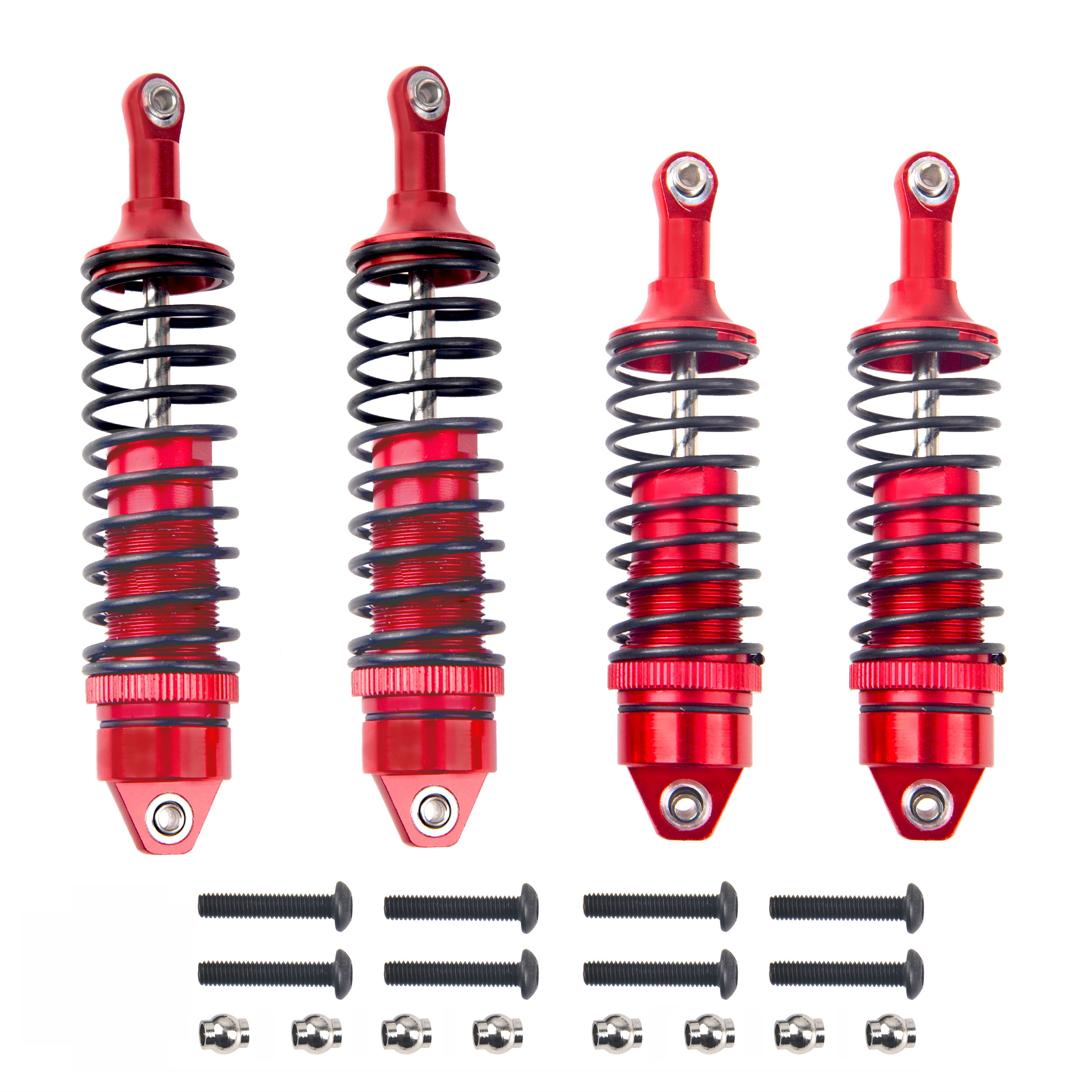 

Full Metal Shock Absorber Front & Rear Shocks Damper for Traxxas Slash 4x4 Stampede 4x4 Rustler 4X4 VXL Rally 4X4 1/10 RC Car
