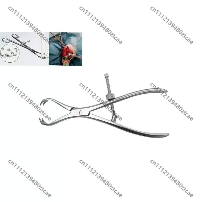 Animal Pet Orthopedic Surgical Instrument Self-locking Two-Point Reduction Forceps Distal Humerus Bone Reduction Forceps