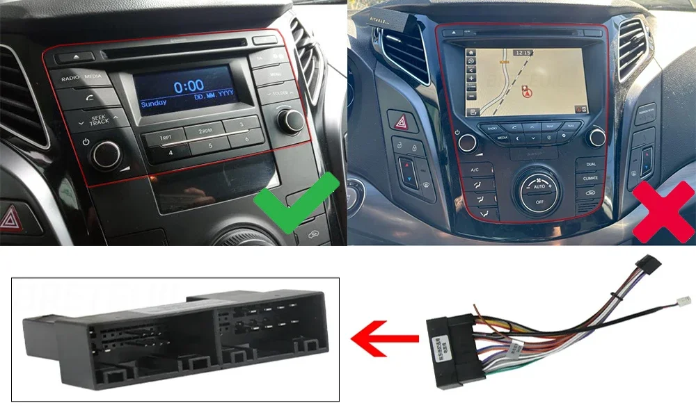 Dla Hyundai I40 2011 2012 2013 2014 2015 2016 Android Radio samochodowe Odtwarzacz multimedialny Nawigacja GPS Ekran Carplay Auto Stereo WIFI