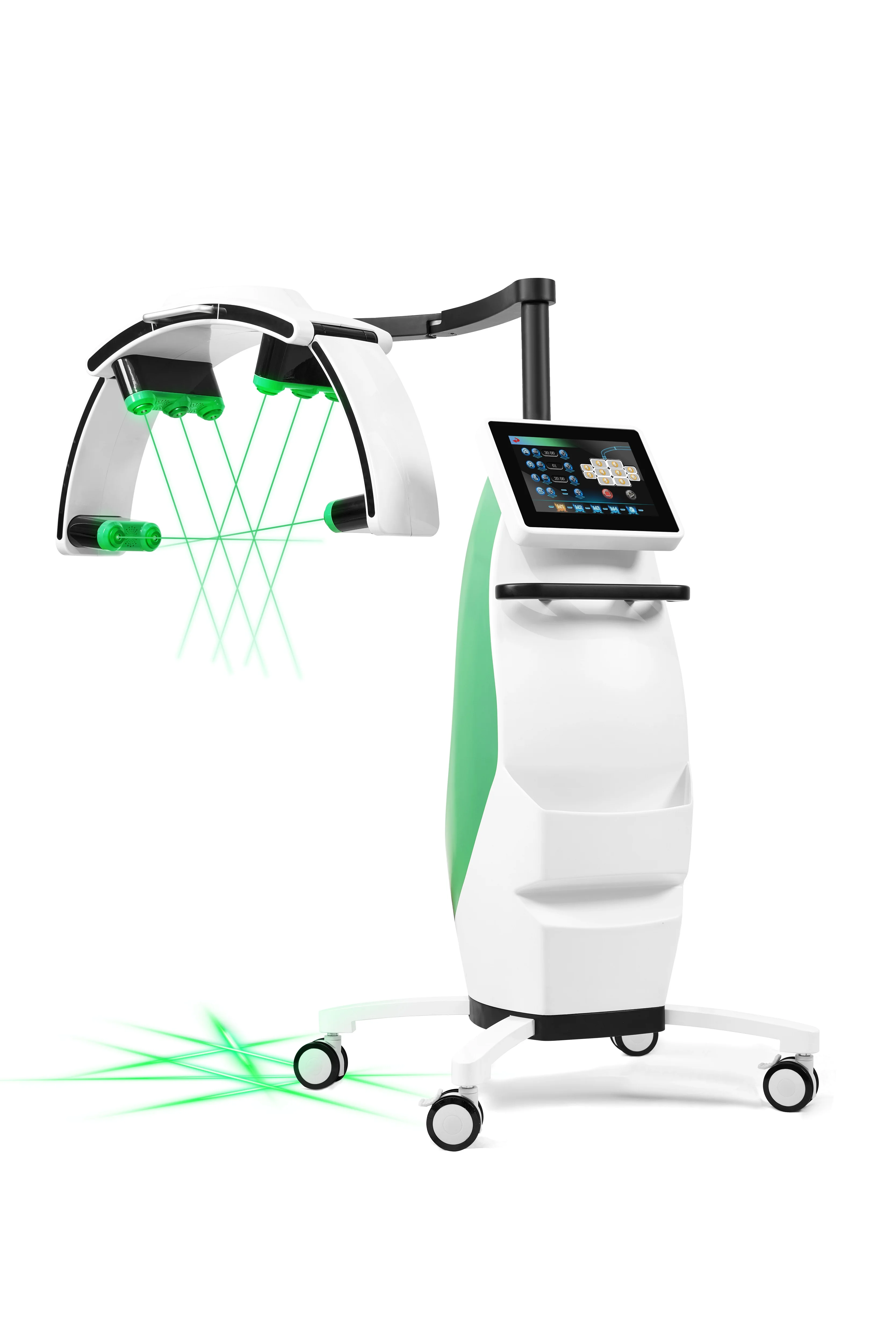 Hot ！！10D laser 532nm green and red light fat reduction machine image 2