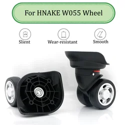 For HANKE W055 Black Universal Wheel Trolley Case Wheel Replacement Luggage Pulley Sliding Casters Slient Wear-resistant Repair