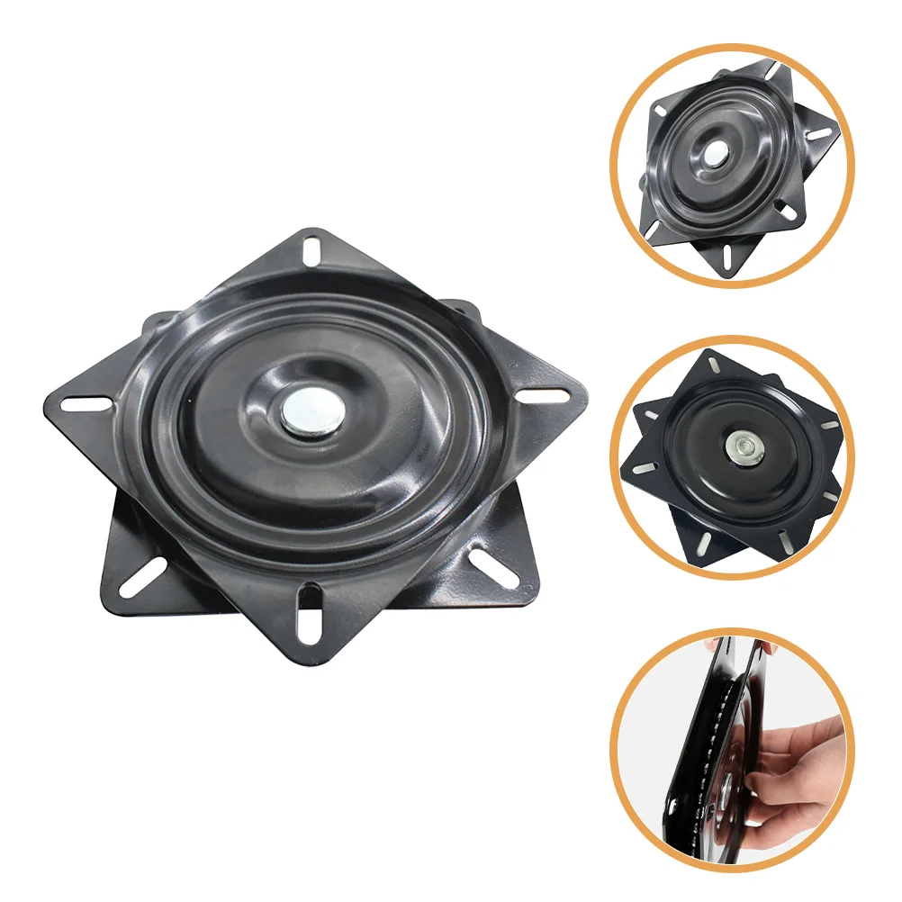 Chairs Table Turntable Swivel Mechanism for Furniture Recliner Office Replacement Parts Black
