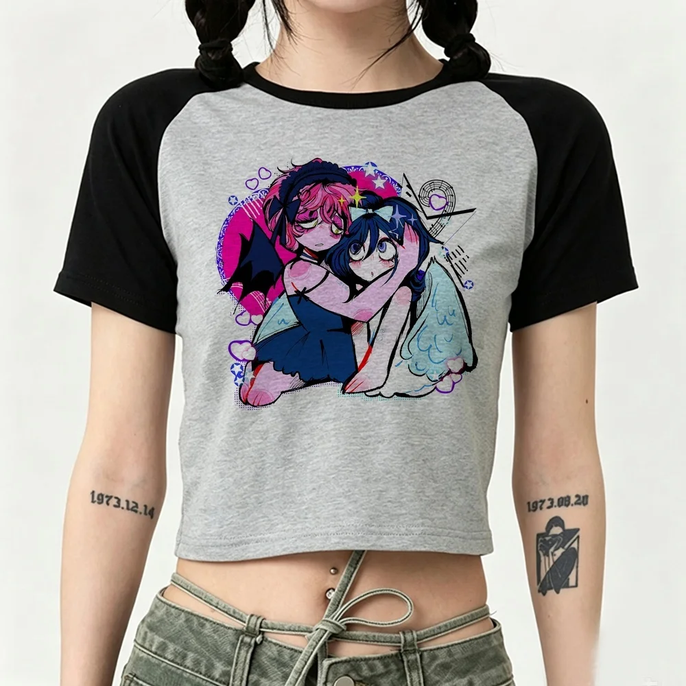 Alien Stage crop top female gothic dollette party shirt funny graphic vintage y2k emo