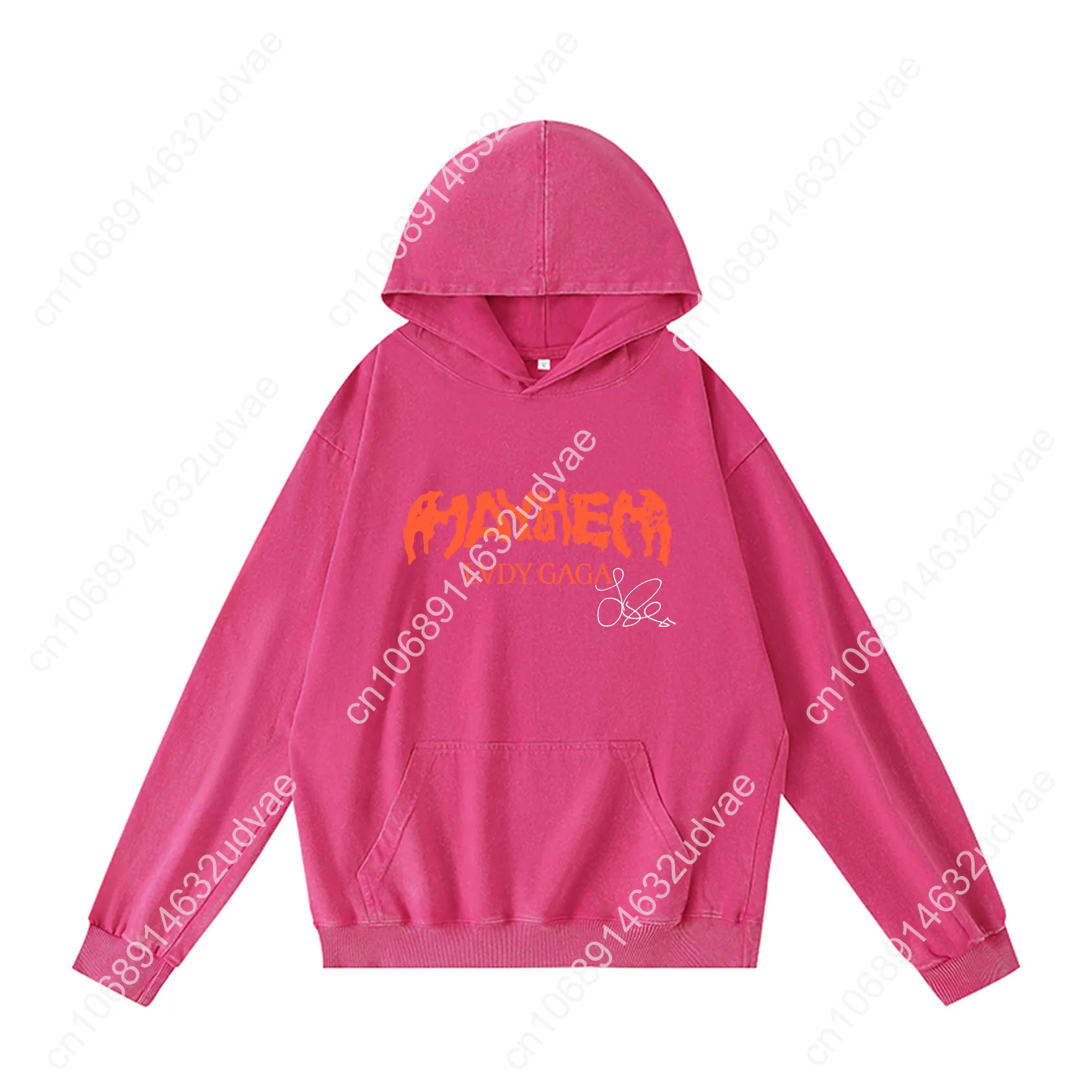 Felpe con cappuccio Lady Gaga Felpa con cappuccio retrò Uomo Donna Adolescente Felpa pullover vintage con top oversize personalizzati tascabili