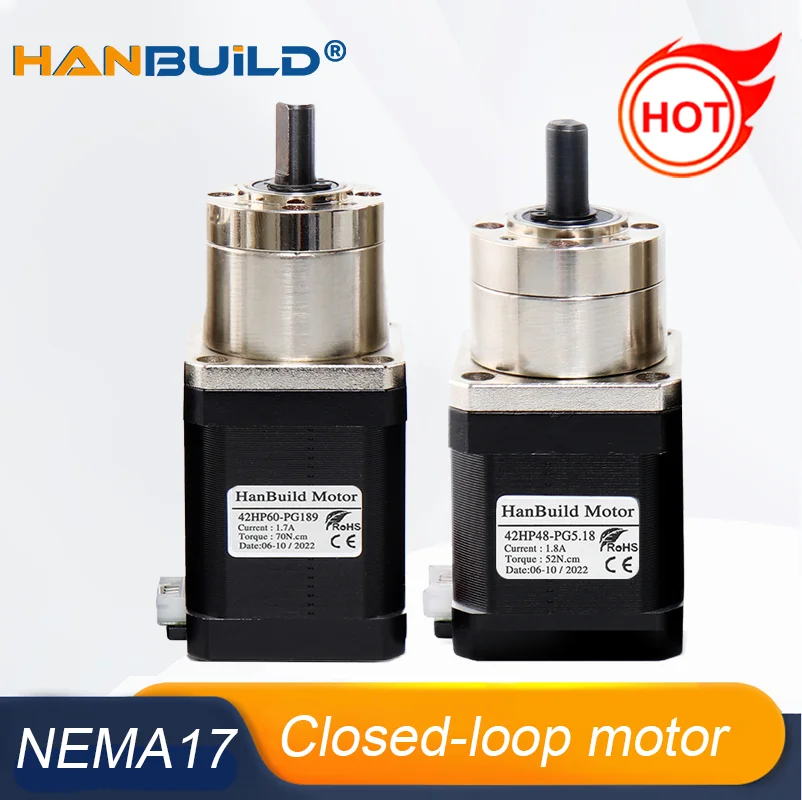 Best Price Extruder Gear Stepper Motor Ratio 5.18:1 Planetary Gearbox Nema17 17HS8401S-PG Step Motor OSM Geared For 3D Printer