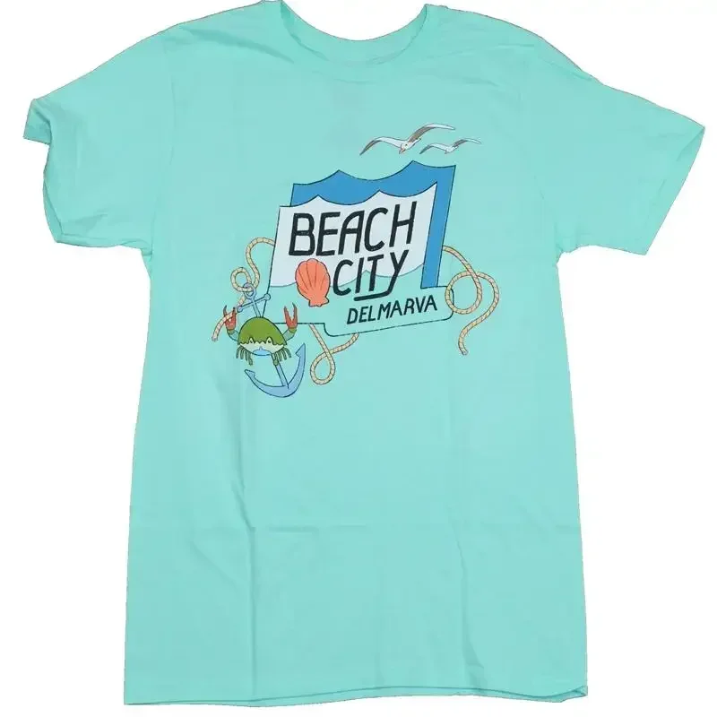 Steven Universe Adult New T Shirt Beach City Delmarva Crab Anchor Sign Pic