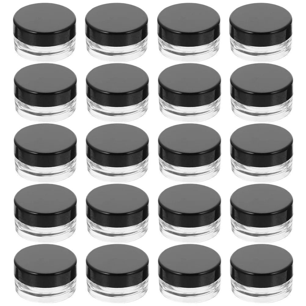 Sample Pots Round Jar Plastic Container Set Body for Moisturizer Buttercream