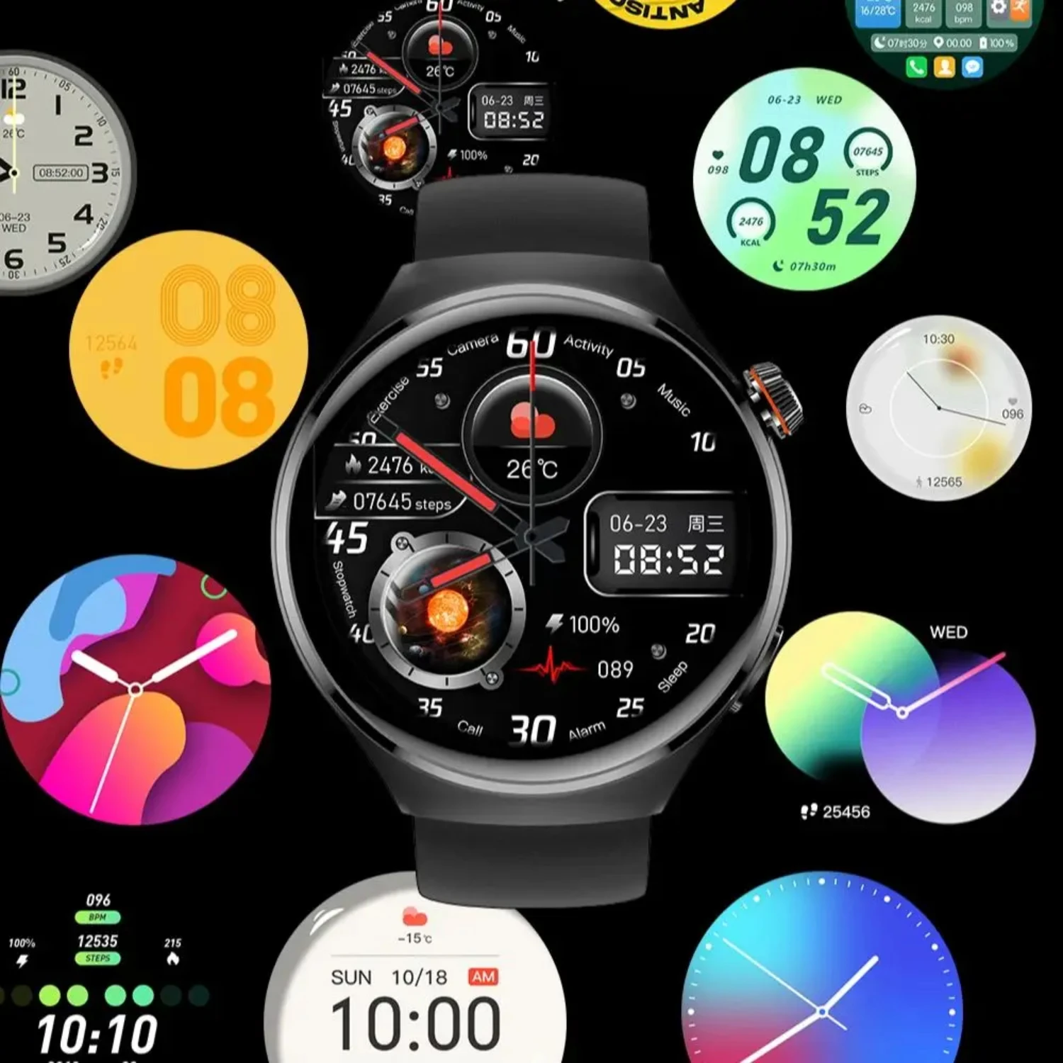 2024  Smart Communication Watch  1.43-inch 466 * 466 high-definition full  large  Bluetooth call+sports and