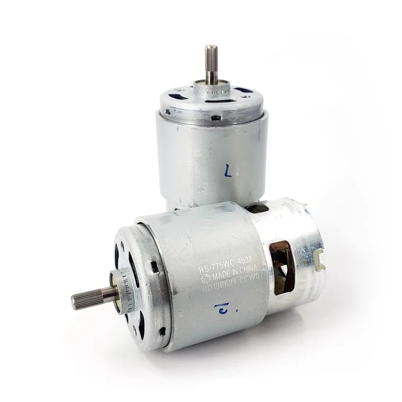 RS-775WC-4538 8600 دورة في الدقيقة DC12V-24V محرك عزم دوران عالي