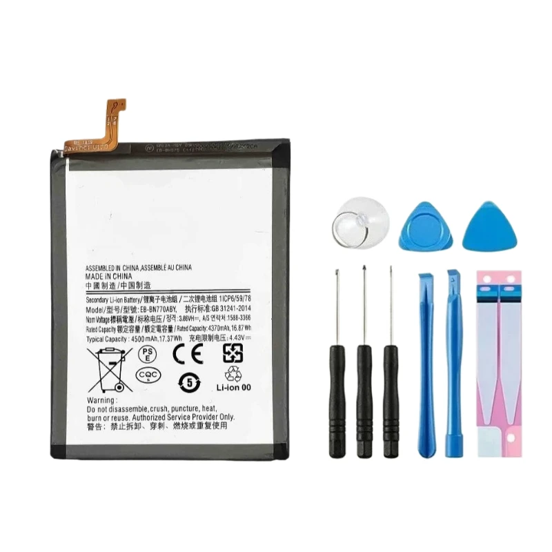 3.8V 4500mAh EB-BN770ABY Replacement Lithium Battery High Quality For Samsung For Galaxy Note10 Lite Note 10 Lite + Tools
