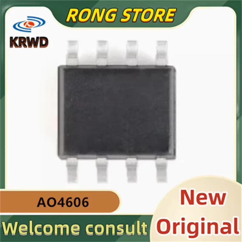 (50PCS)  New and Original Chip IC AO4606 4606  SOP-8