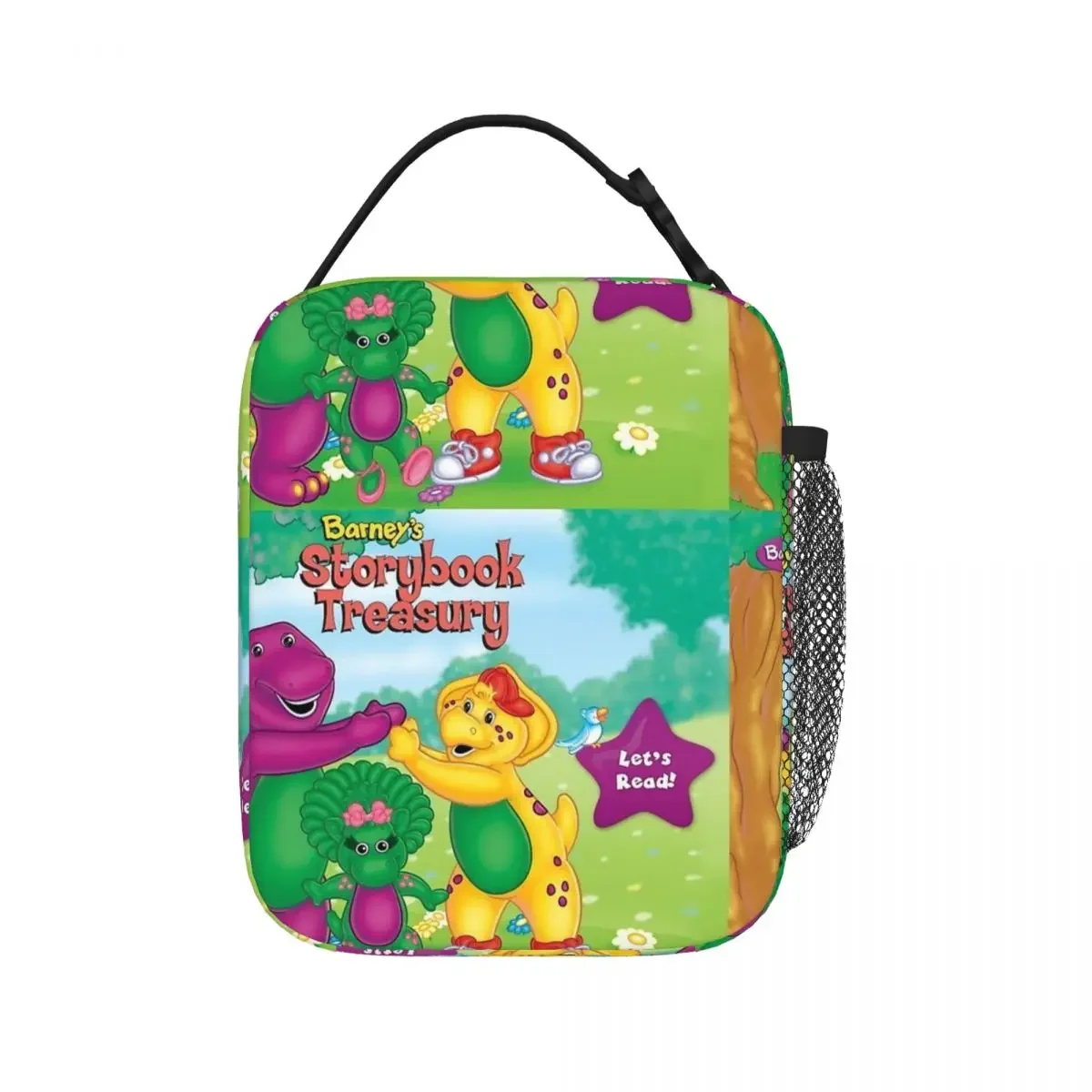 Barney-And-Friends Lunch Bags Insulated Lunch Tote Portable Thermal Bag Resuable Picnic Bags for Woman Work Kids School