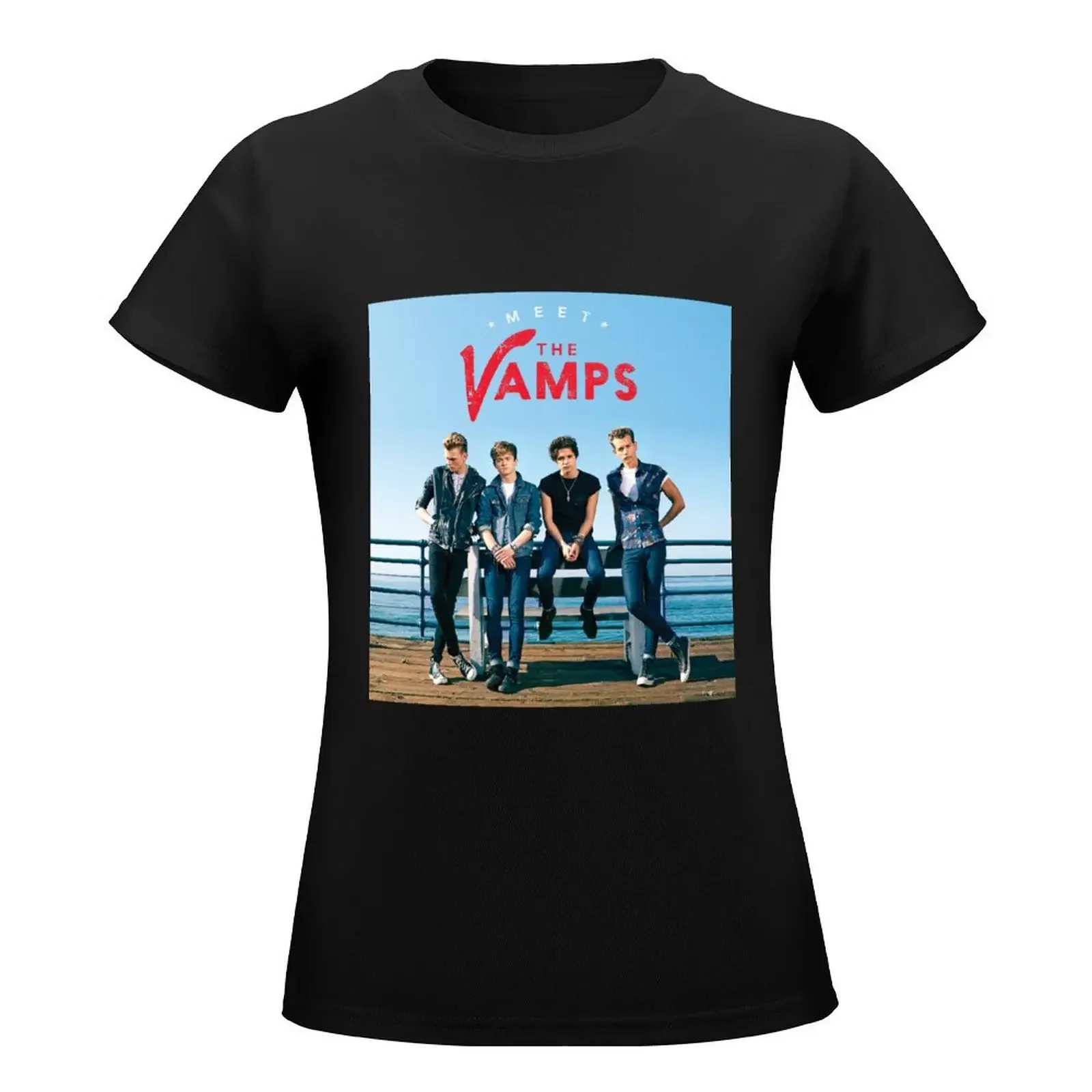 Meet the vamps deluxe version T-Shirt shirts graphic tees plus size tops hippie clothes Woman clothing