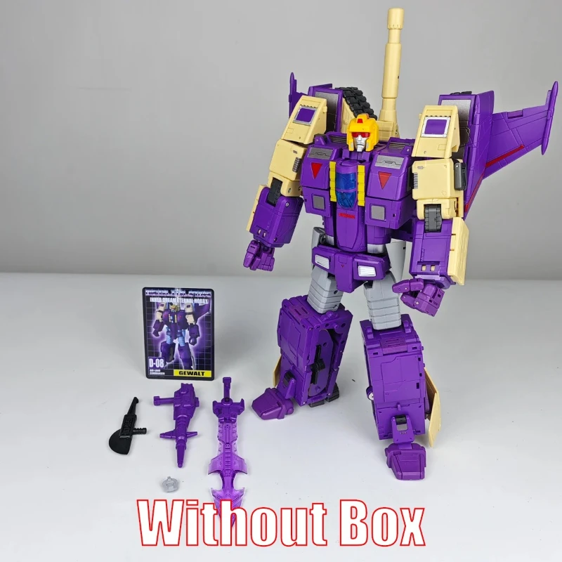 

DX9 Transformation D08 25cm Bliztwing Lightning Gewalt Three-transformation Aircraft Tank Animation G1 Action Doll Model Robot