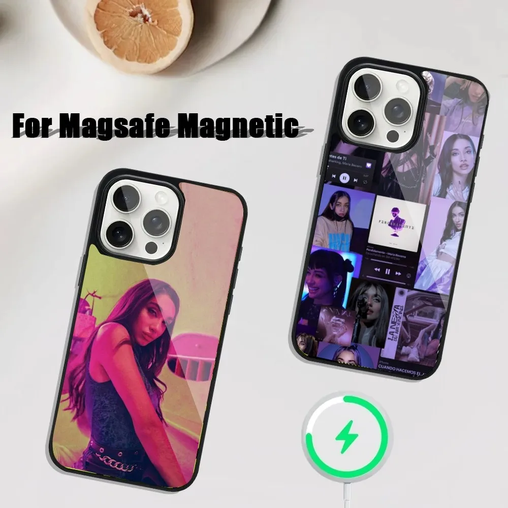 

Singer M-Maria B-Becerra Phone Case For iPhone 16,15,14,13,12,11,Plus,Pro,Max Mini Magsafe Magnetic Wireless Charging