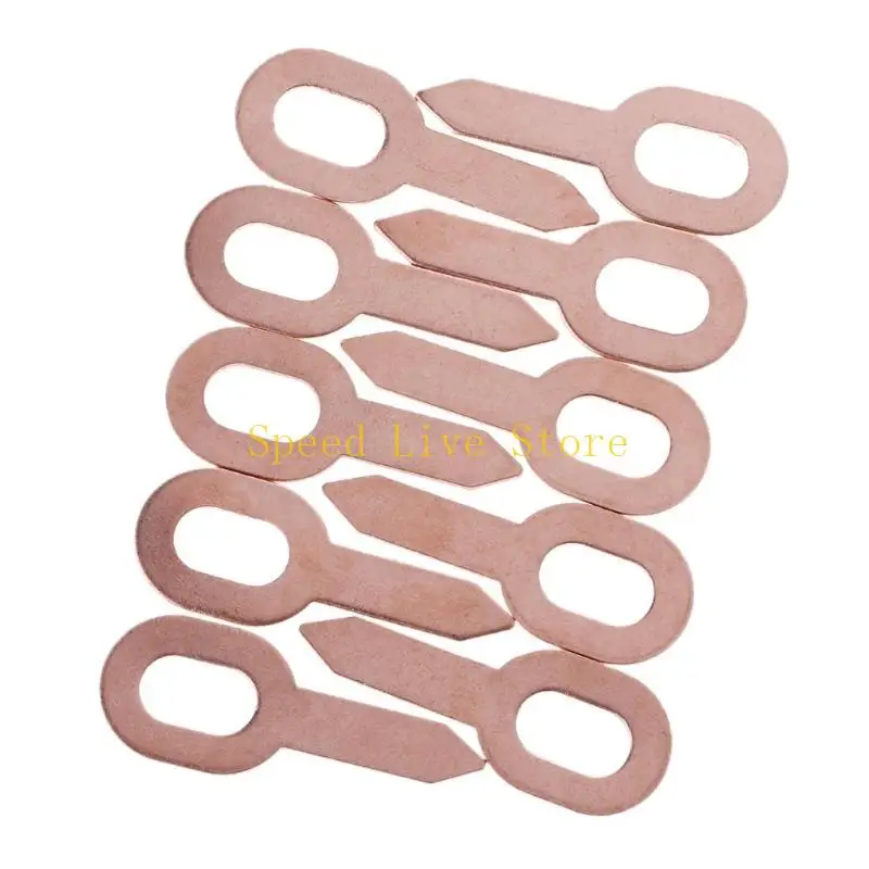 547C Spot Welding Machine Consumables Copper Ring Welding Accessories Dent Pulling Rings Hook Washer Pull Hammer 10 Pack