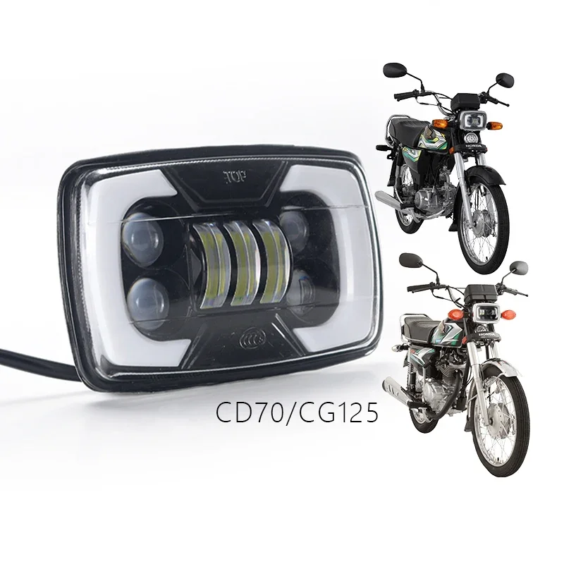 오토바이 고휘도 오토바이 헤드라이트, DRL 오토바이 LED 액세서리, CD70 CG125