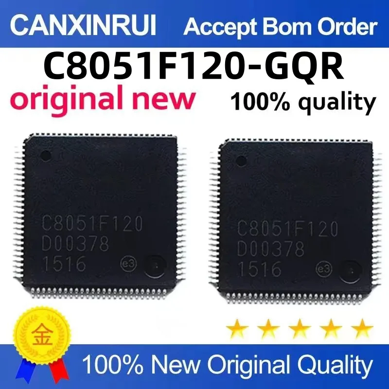 

Brand new original C8051F120-GQR C8051F120-GQR TQFP100 C8051 microcontroller series