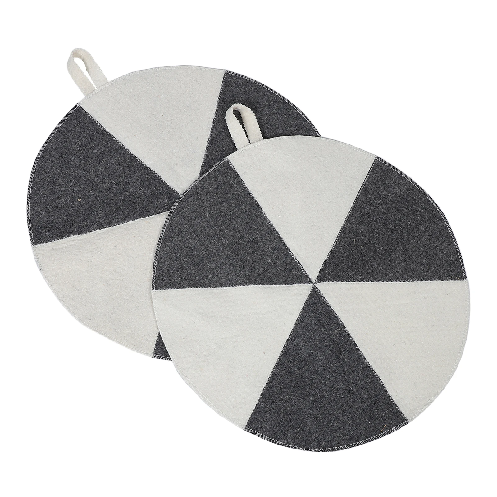 

2Pcs Felt Sauna Cushion Heat Insulation Quick Absorb Seat Cushion for Sauna Bench Spa Mat Shower Room Accessories