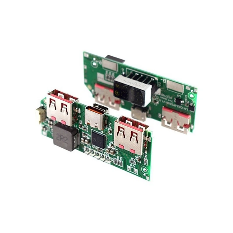 بطارية ليثيوم مع وحدة شحن رقمية ، سهلة التركيب ، مايكرو يو إس بي ، QC3.0 ، p d3.0 ، p d3.0 ، PD2.0 ، AFC ، FCP ، 5V ، 3A ، IP5356