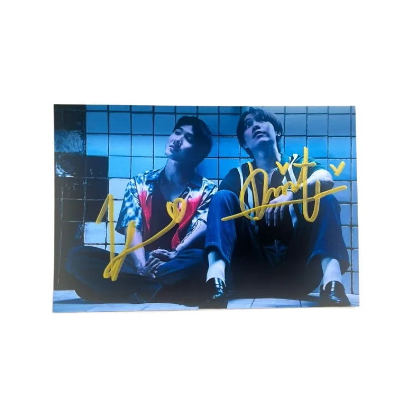 Joongdunk Firstkhaotung Thai TV The Heart Killers Handwritten Signature Picture