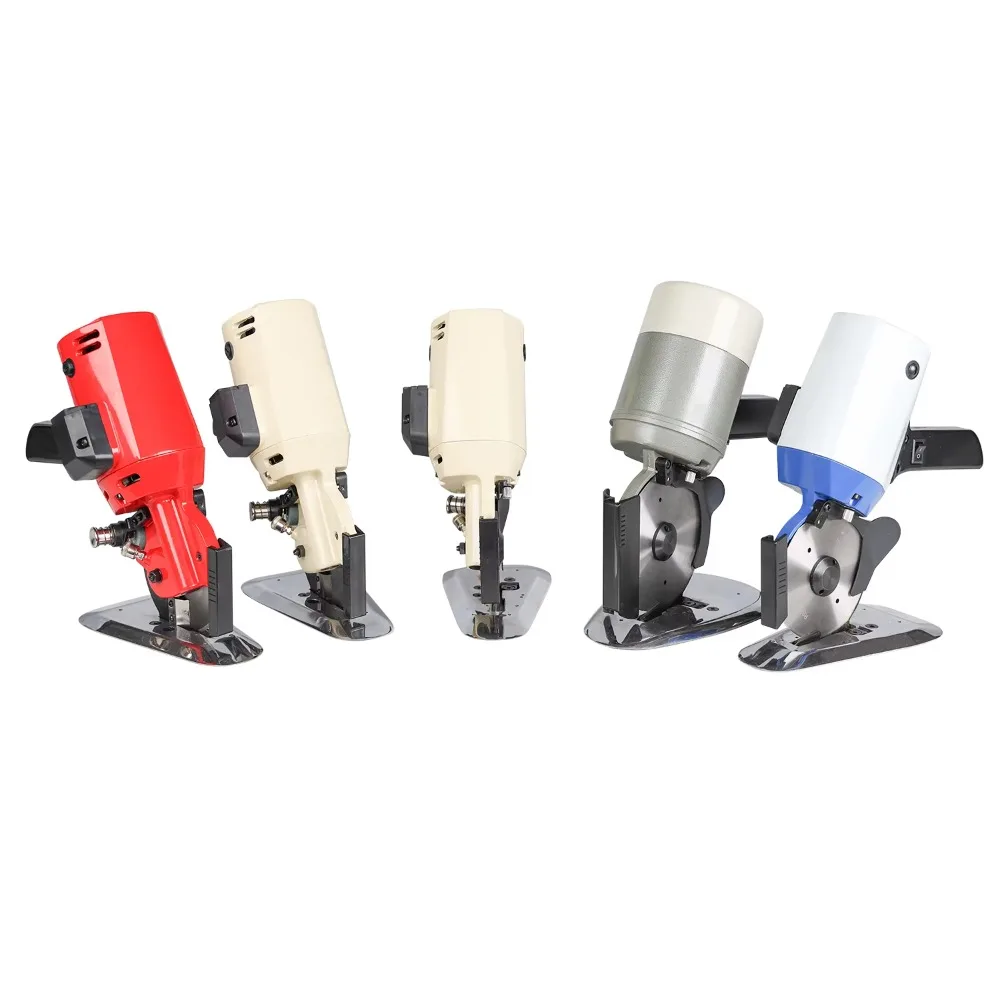 High Efficiency Semi-Automatic Round Blade Industrial Sewing Machine Parts Fabric Cutter  Rotary Shears Woolen Trimming