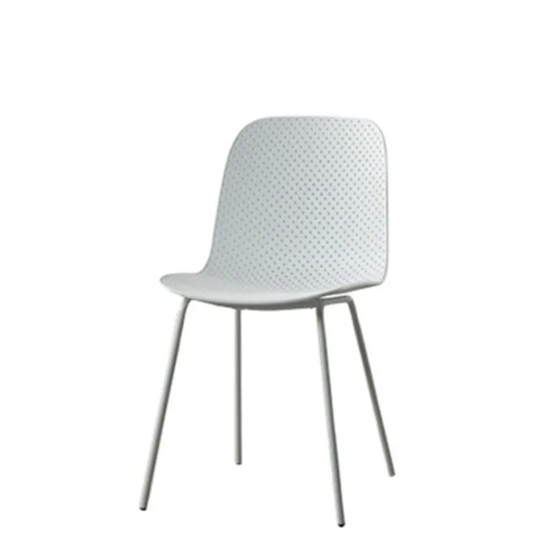 

Nordic hollow armless chair plastic backrest negotiation area reception ************ living room dining chair