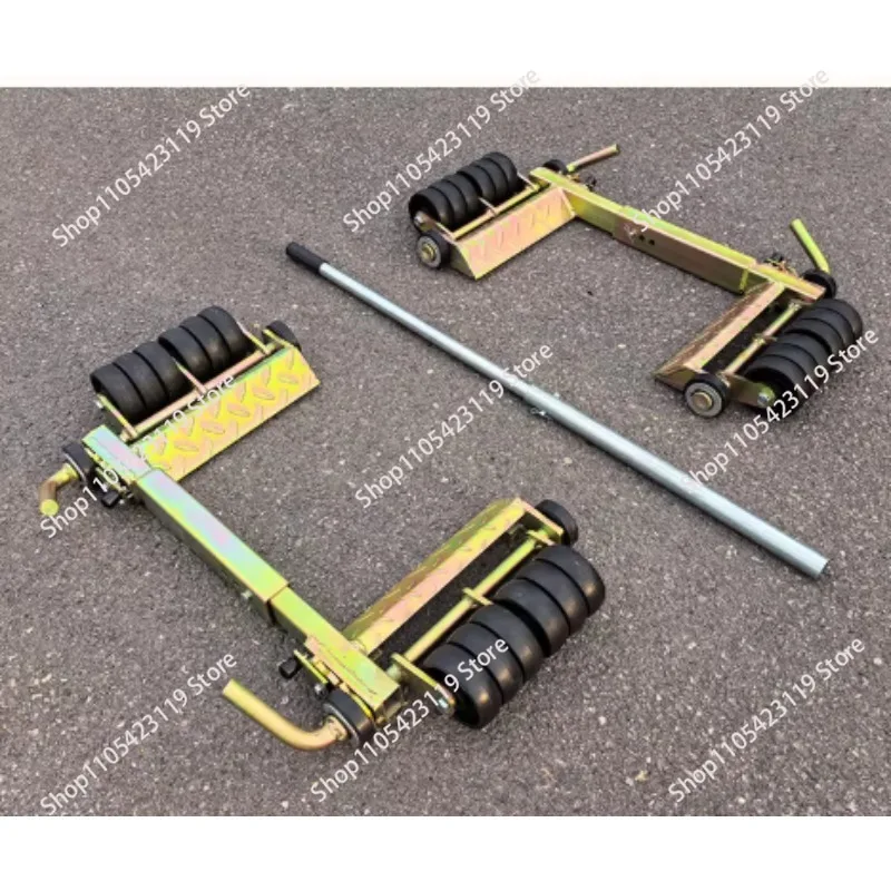 Loading Roller Lifttable Vehicle Wheel Dolly Jack 4 Vehicle Lever Positioning Wheel Dolly for Car Tire