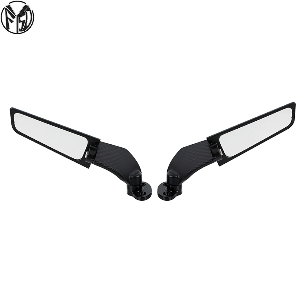 S1000RR Mirror Motorcycle Wing Mirrors Adjustable Rotating Rearview Side Mirror For BMW S1000RR 2009-2014 2015 2016 2017 2018