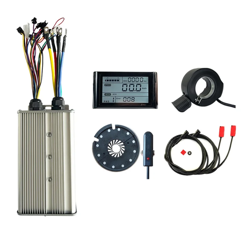 

For 48V-72V 1000W-3000W Motor Electric Bike Motor Controller Kit with S900 LCD Display Electric Bicycle Accessories