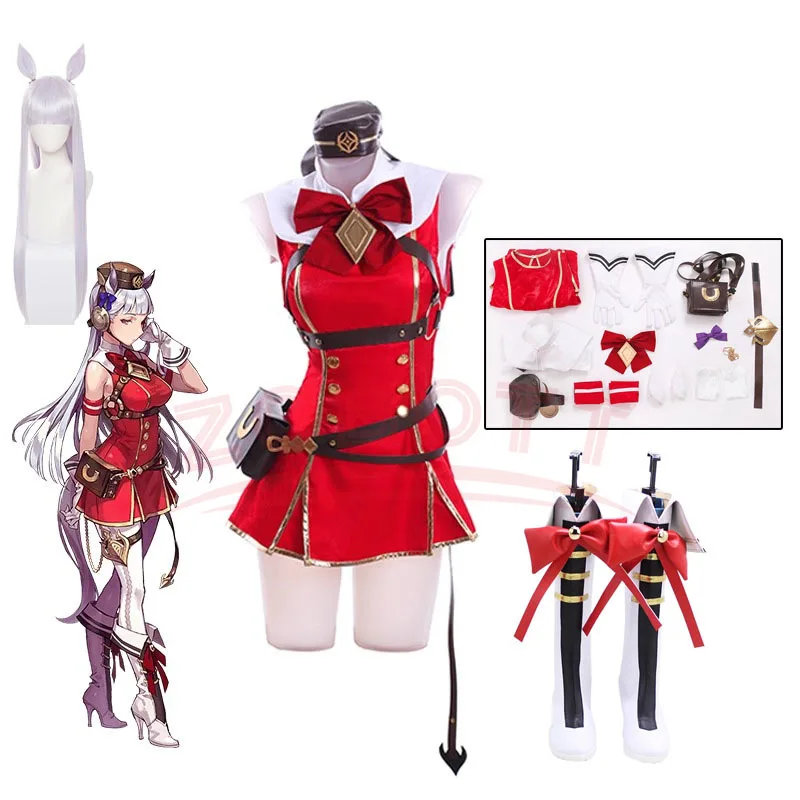 

Halloween Costume Anime Uma Musume Pretty Derby Gold Ship Cosplay Costume wigs Uma Musume Gold Ship Cosplay Costume suits Dress