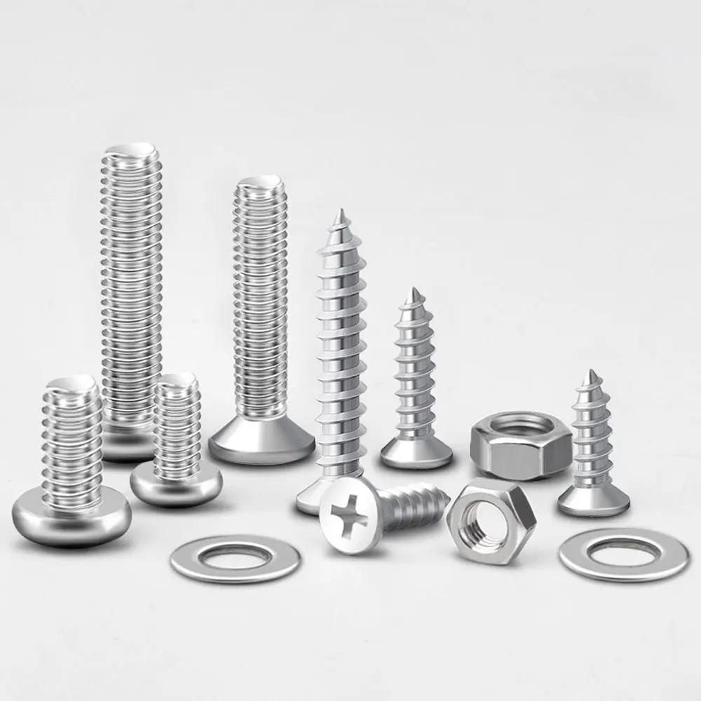 Screw Nuts Caps Set Screws Washers Self-Tapping Screws Kit M2M3 M4M5M6 - Handyman Tool Box Collection