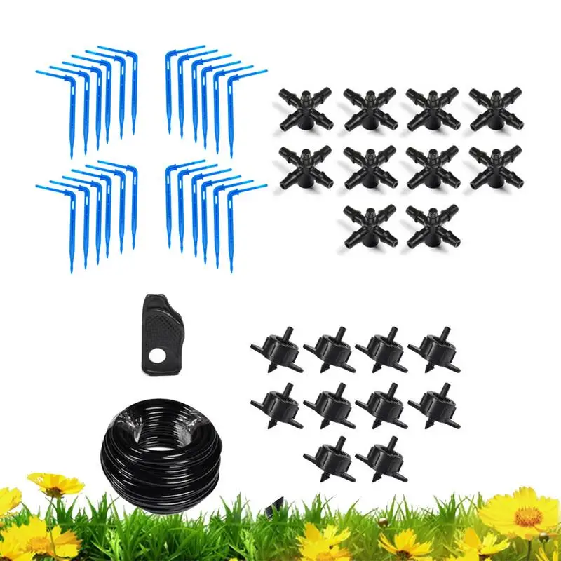 

Детали капельного орошения, автоматическое регулируемое капельное орошение, оборудование для полива газона для тепличной фермы, сельскохозяйственных угодий, приподнятая кровать