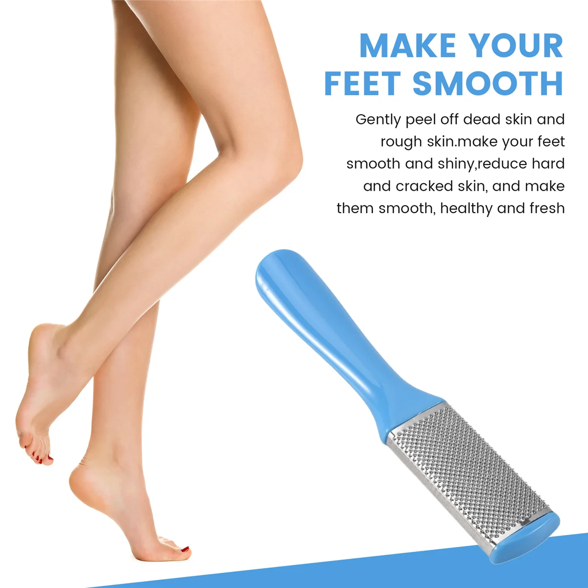 1 pz professionale Double Side Foot File raspa Heel grattugia Hard Callus Remover Pedicure File grattugia per piedi