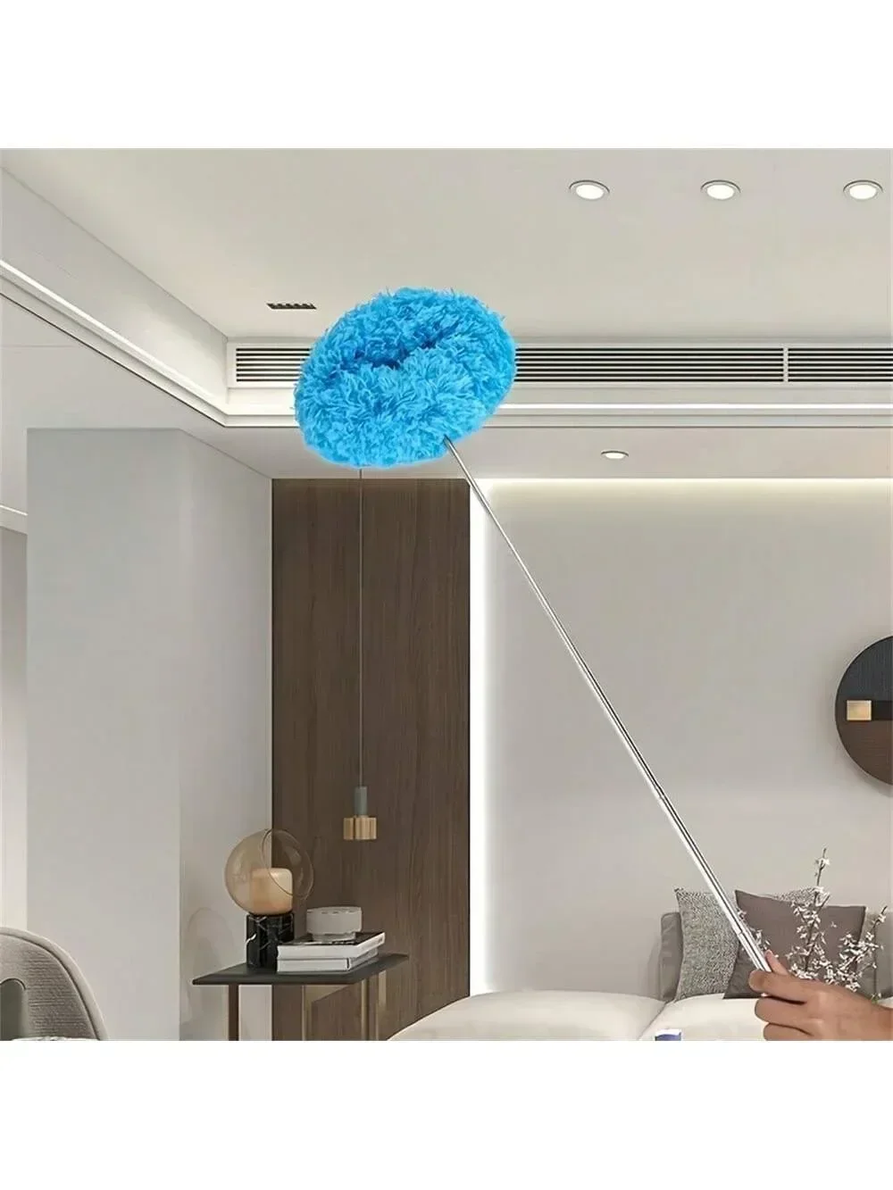 Microfiber Ceiling Fan Duster Extends Up To Long Handled Dust Locking Reusable Cleaner Brush For Effortless Cleaning 청소 도구  먼지제거 image 6