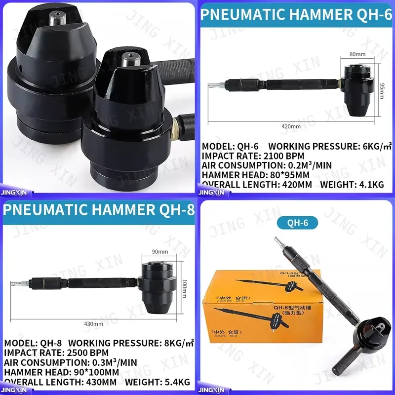 custom for Impact Pneumatic Hammer Powerful Chipping Machine Handheld Air Hammer Concrete Wall Surface Stone Textured Finish