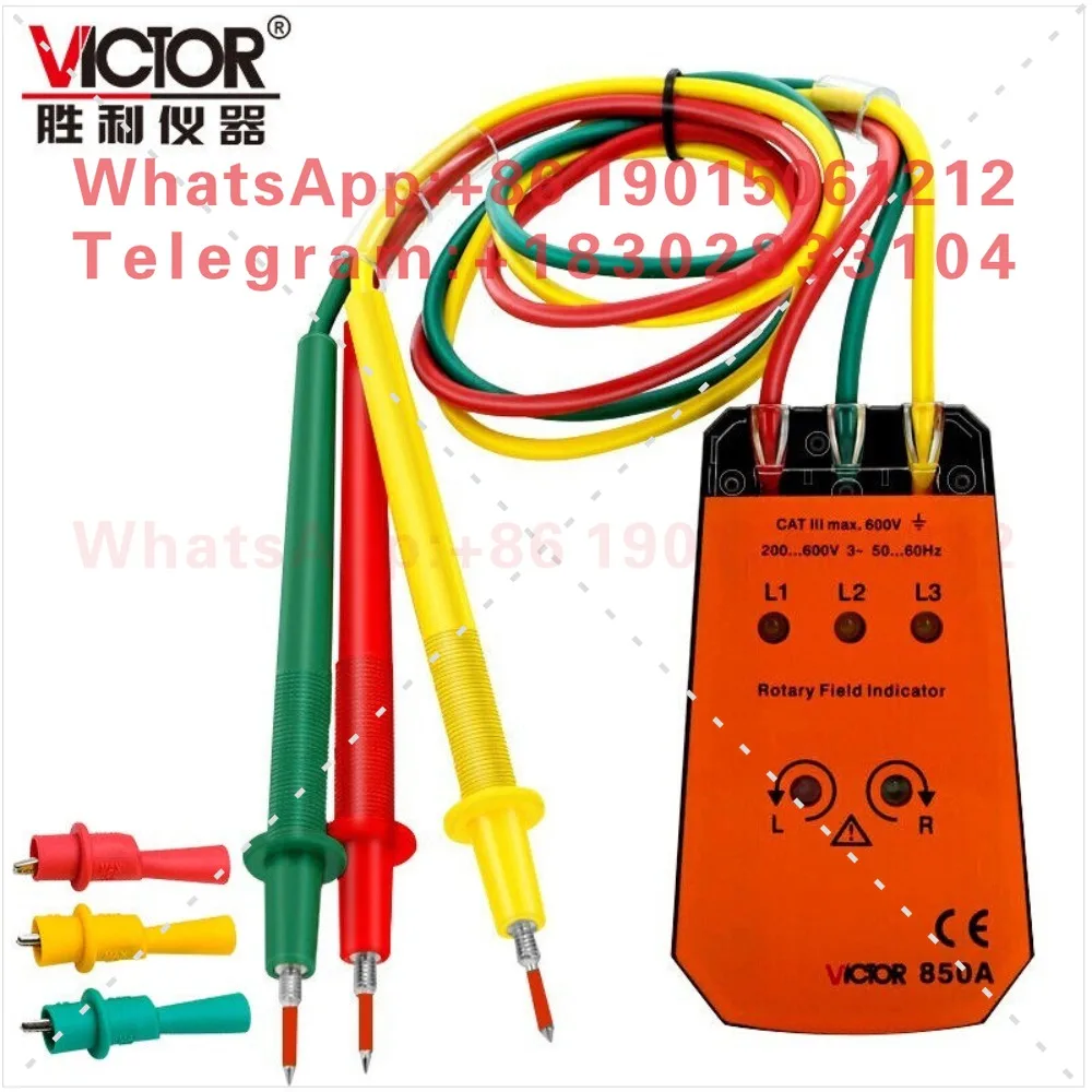 Shengli VC850A three-phase alternating current  meter  sequencer  sequencer detector